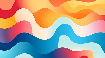 Pastel background with abstract geometric shapes