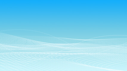 abstract blue wave background