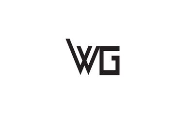 GW, WG , G , W, Abstract Letters Logo Monogram	