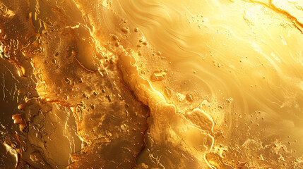 Luxury abstract in gold a sleek and contemporary digital art piece showcasing rich textures and opulent patterns