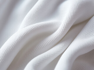 white fabric, macro photography, super zoomed in - obrazy, fototapety, plakaty