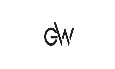 GW, WG , G , W, Abstract Letters Logo Monogram	