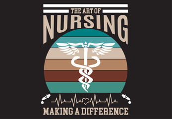 Resting nurse face t shirt design