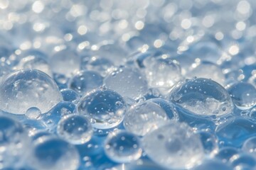 Water molecule hydrogen oxygen atoms molecules magnification microscope atom particles bonds chemistry technology molecular physics research micro innovation structure spheres colorful model element