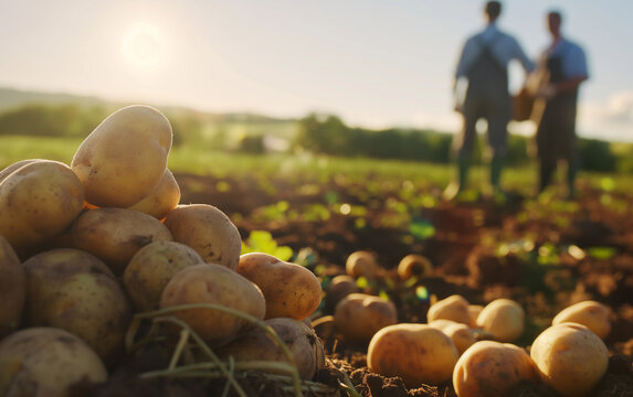 potaoes harvest