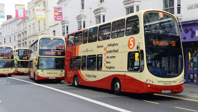 Brighton and Hove Buses in 2013 Churchill Square
