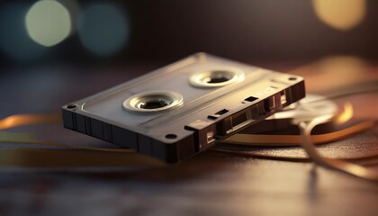 old audio compact cassette