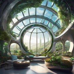 garden in a glass dome