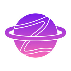 Uranus Flat Gradient Style