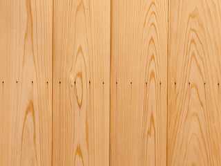 Yellow wooden boards with nails as background - 749880931