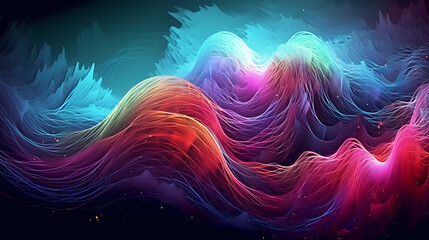 Vector art deco wavy luxury pattern, wavy lines japanese style background