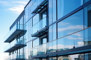 Modern office building business sustainable architecture urban project window design glass city corporate exterior structure facade center commercial futuristic downtown outdoors corporation company