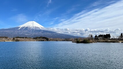 Mt.Fuji at Lake Tanuki in Shizuoka