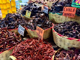 Mercado Benito Juárez in Oaxaca (Mexiko)