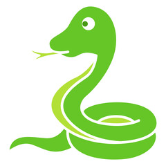 Fototapeta premium snake character illustration