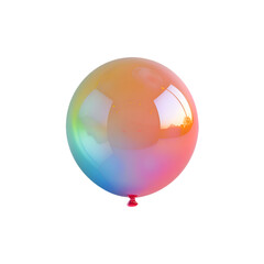 sphere glass balloon isolated transparent background 