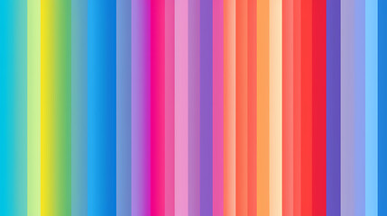 Obraz premium Colorful wooden background with vertical planks of different bright colors and copy space