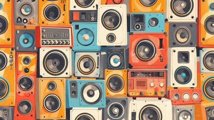 audio music speaker background