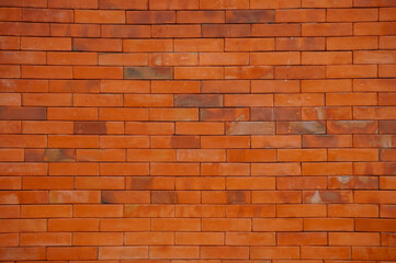 Red Brick wall background. building background