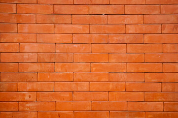 Red Brick wall background. building background