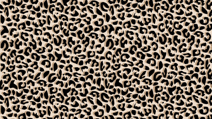 Leopard skin fur texture beige background	