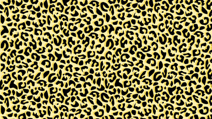 Leopard skin fur texture yellow background	