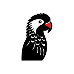 Simple and Clean Parrot Logo Icon