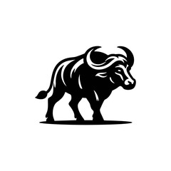 Simple and Clean Buffalo Logo Icon