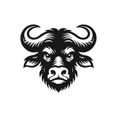 Simple and Clean Buffalo Logo Icon