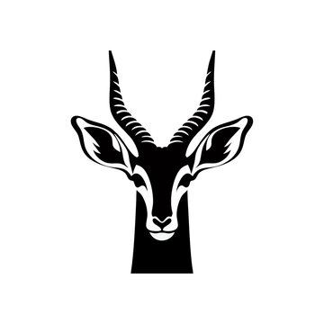 Antelope Simple and Clean Logo Icon Symbol