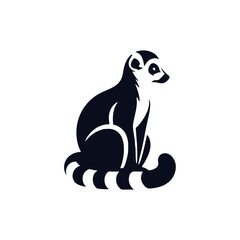 Simple and Clean Lemur Logo Icon