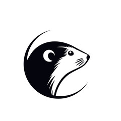 Simple and Clean Otter Logo Icon