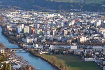 Innsbruck, Tyrol, Austria, City view