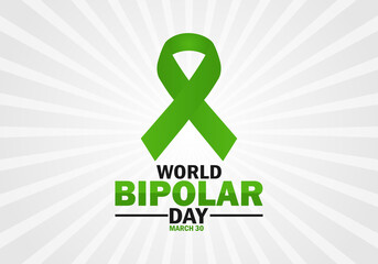 World Bipolar Day. March 30. Holiday concept. Template for background, banner, card, poster with text inscription