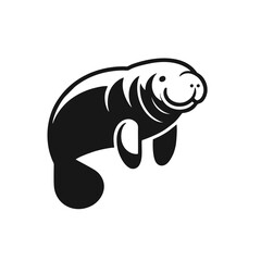 Dugong Simple and Clean Logo Icon