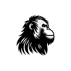 Orangutan Logo Icon Simple and Clean © Fadil Rambey
