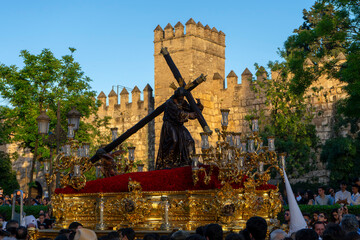 estación de penitencia de nuestro Padre Jesús de la salud de la hermandad de la candelaria,...
