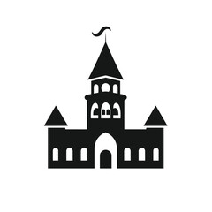 Obraz premium Church icon. Orthodox church icon. Christianity logo. Church building religion architecture. Church bulding line icon set. Church tower. Church logo template vector icon illustration design.
