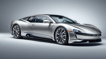 Vibrant Spectrum: A Car in Mesmerizing Hues, Capturing Attention on the Road with Its Bold and Striking Appearance