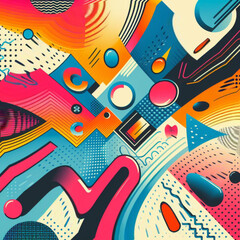 seamless pattern with circles