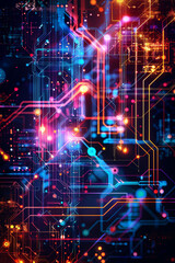 Obraz premium Abstract technology background