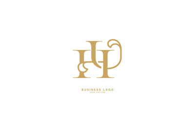 HU, UH, H, U, Abstract Letters Logo Monogram 