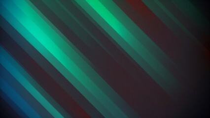 Diagonal blue green abstract vibrant stripes pattern 