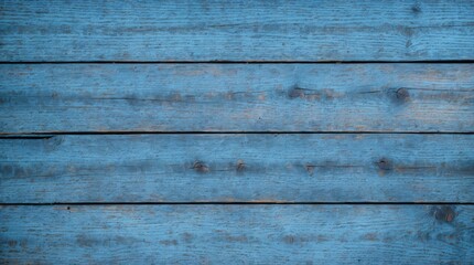Fototapeta premium Faded blue timber boards boasting a textured appearance 