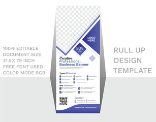 corporate business roll up Banner design template for marketing. flags design templates.
