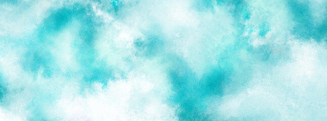 Light blue watercolor background