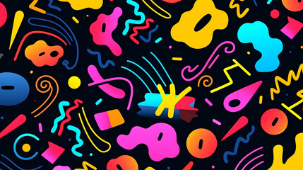 Naklejka premium Comic polka dot speech bubbles, comic art illustration background