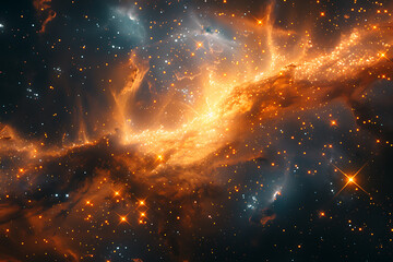 futuristic space nebula, deep space
