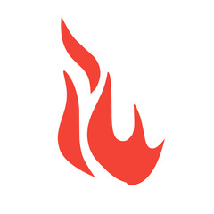 fire icon color,red,orange,yellow,vector