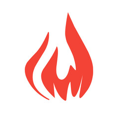 fire icon color,red,orange,yellow,vector
